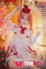 Shedoll Dongsheng(东笙) 148cm Dカップ シリコンヘッド+TPEボディ 愛嬌 サンタガール ラブドール