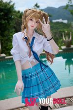 Starpery Asuka 163cm Cカップ Light tan肌 フルシリコン ボディ材質選択可 活発 アジア系 愛嬌 ラブドール 新品 - 画像 (14)