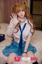 Starpery Asuka 163cm Cカップ Light tan肌 フルシリコン ボディ材質選択可 活発 アジア系 愛嬌 ラブドール 新品 - 画像 (20)