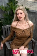 WaxDoll GE41_1 175cm Eカップ Fair肌 フルシリコン 欧米系 長身 熟女 雀斑メイク ラブドール - 画像 (2)