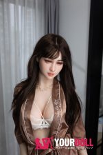 Aibei Doll #1 158cm-M Dカップ White肌 シリコンヘッド+TPEボディ 美人姉 艶美 ラブドール - 画像 (14)