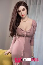 Aibei Doll #5 158cm-M Dカップ White肌 シリコンヘッド+TPEボディ 熟女 美乳 ラブドール - 画像 (14)