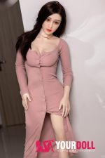 Aibei Doll #5 158cm-M Dカップ White肌 シリコンヘッド+TPEボディ 熟女 美乳 ラブドール - 画像 (22)