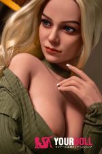 Aibei Doll #AB13 166cm-L Gカップ Light tan肌 ブロンド 欧米系 熟女 魅惑の谷間 ラブドール - 画像 (5)