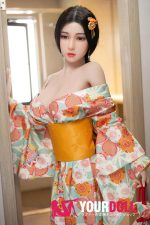 Aibei Doll #3 158cm-M Dカップ White肌 シリコンヘッド+TPEボディ 熟女 和風 ラブドール - 画像 (18)