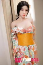Aibei Doll #3 158cm-M Dカップ White肌 シリコンヘッド+TPEボディ 熟女 和風 ラブドール - 画像 (17)