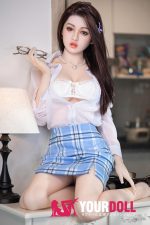 Aibei Doll #7 165cm-M Fカップ White肌 シリコンヘッド+TPEボディ アジア系 巨乳 ラブドール - 画像 (11)