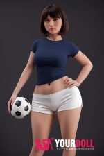 Aibei Doll #AB17 151cm-肥満 Fカップ Light tan肌 シリコンヘッド+TPEボディ 巨乳 巨尻 ラブドール - 画像 (7)