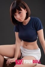 Aibei Doll #AB17 151cm-肥満 Fカップ Light tan肌 シリコンヘッド+TPEボディ 巨乳 巨尻 ラブドール - 画像 (3)