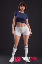 Aibei Doll #AB17 151cm-肥満 Fカップ Light tan肌 シリコンヘッド+TPEボディ 巨乳 巨尻 ラブドール - 画像 (9)