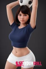 Aibei Doll #AB17 151cm-肥満 Fカップ Light tan肌 シリコンヘッド+TPEボディ 巨乳 巨尻 ラブドール - 画像 (4)