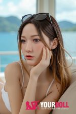 Aibei Doll #AB22 150cm Fカップ White肌 シリコンヘッド+TPEボディ アジア系 美人 巨乳 ラブドール - 画像 (4)