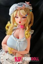 ElsaBabe 小川梨花 RAD048 148cm-L ピンク肌 フルシリコン ドヤ顔 キラキラ 八重歯 ラブドール 新品 - 画像 (6)