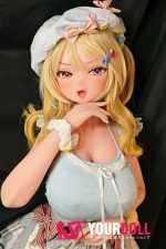 ElsaBabe 小川梨花 RAD048 148cm-L ピンク肌 フルシリコン ドヤ顔 キラキラ 八重歯 ラブドール 新品 - 画像 (4)