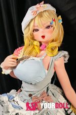 ElsaBabe 小川梨花 RAD048 148cm-L ピンク肌 フルシリコン ドヤ顔 キラキラ 八重歯 ラブドール 新品 - 画像 (21)