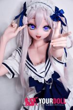ElsaBabe 斎藤雪絵 RAD052 148cm-M ピンク肌 フルシリコン 綺麗 ハート目 八重歯 愛嬌 ラブドール 新品 - 画像 (2)
