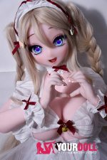 ElsaBabe 斎藤雪絵 RAD052 140cm-M ピンク肌 フルシリコン メイド ハート目 エロ 愛嬌 ラブドール - 画像 (6)