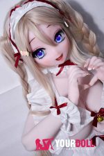 ElsaBabe 斎藤雪絵 RAD052 140cm-M ピンク肌 フルシリコン メイド ハート目 エロ 愛嬌 ラブドール - 画像 (4)