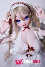 ElsaBabe 斎藤雪絵 RAD052 140cm-M ピンク肌 フルシリコン メイド ハート目 エロ 愛嬌 ラブドール - 画像 (2)