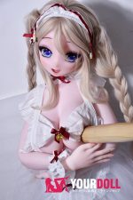 ElsaBabe 斎藤雪絵 RAD052 140cm-M ピンク肌 フルシリコン メイド ハート目 エロ 愛嬌 ラブドール - 画像 (8)