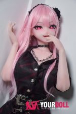 ElsaBabe 神谷詩織 RAD050 148cm-M ピンク肌 フルシリコン 魅惑 ハート目 八重歯 エルフ耳 ラブドール 新品 - 画像 (2)