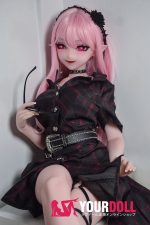 ElsaBabe 神谷詩織 RAD050 148cm-M ピンク肌 フルシリコン 魅惑 ハート目 八重歯 エルフ耳 ラブドール 新品 - 画像 (26)