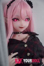 ElsaBabe 神谷詩織 RAD050 148cm-M ピンク肌 フルシリコン 魅惑 ハート目 八重歯 エルフ耳 ラブドール 新品 - 画像 (4)