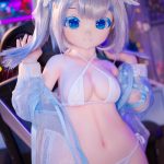 CroissantDoll(羊角社Doll) #B01 132cm-大胸 デカールメイク ビニール製のヘッド ホワイト肌 萌え ラブドール