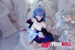 CroissantDoll(羊角社Doll) #B03 165cm デカールメイク ビニール製のヘッド ホワイト肌 綺麗 同じ服購入可 ラブドール - 画像 (5)