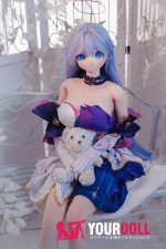 CroissantDoll(羊角社Doll) #B03 165cm デカールメイク ビニール製のヘッド ホワイト肌 綺麗 同じ服購入可 ラブドール - 画像 (2)