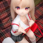CroissantDoll(羊角社Doll)  #B01 141cm 手描きメイク ビニール製のヘッド ホワイト肌 無邪気 魔法少女 同じ服購入可 ラブドール