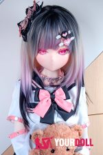 CroissantDoll(羊角社Doll) #B04 155cm-plus デカールメイク ビニール製のヘッド ホワイト肌 綺麗 無愛想 同じ服購入可 ラブドール