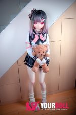 CroissantDoll(羊角社Doll) #B04 155cm-plus デカールメイク ビニール製のヘッド ホワイト肌 綺麗 無愛想 同じ服購入可 ラブドール - 画像 (9)