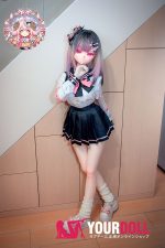 CroissantDoll(羊角社Doll) #B04 155cm-plus デカールメイク ビニール製のヘッド ホワイト肌 綺麗 無愛想 同じ服購入可 ラブドール - 画像 (11)