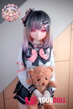 CroissantDoll(羊角社Doll) #B04 155cm-plus デカールメイク ビニール製のヘッド ホワイト肌 綺麗 無愛想 同じ服購入可 ラブドール - 画像 (5)
