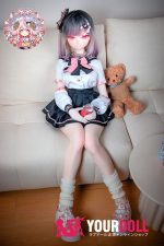 CroissantDoll(羊角社Doll) #B04 155cm-plus デカールメイク ビニール製のヘッド ホワイト肌 綺麗 無愛想 同じ服購入可 ラブドール - 画像 (7)