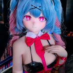 CroissantDoll(羊角社Doll) #B03 155cm デカールメイク ビニール製のヘッド ホワイト肌 バニーガール ハート目 エロ 同じ服購入可 ラブドール