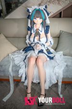 CroissantDoll(羊角社Doll) #B03 165cm 手描きメイク ビニール製のヘッド ホワイト肌 等身大 コスプレ系 同じ服購入可 ラブドール - 画像 (5)