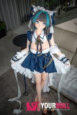 CroissantDoll(羊角社Doll) #B03 165cm 手描きメイク ビニール製のヘッド ホワイト肌 等身大 コスプレ系 同じ服購入可 ラブドール - 画像 (8)