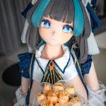 CroissantDoll(羊角社Doll) #B03 165cm 手描きメイク ビニール製のヘッド ホワイト肌 等身大 コスプレ系 同じ服購入可 ラブドール
