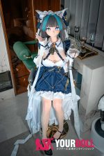 CroissantDoll(羊角社Doll) #B03 165cm 手描きメイク ビニール製のヘッド ホワイト肌 等身大 コスプレ系 同じ服購入可 ラブドール - 画像 (6)