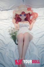 CroissantDoll(羊角社Doll) #B02 132cm-大胸 手描きメイク ビニール製のヘッド ホワイト肌 無垢 可憐 ラブドール - 画像 (22)