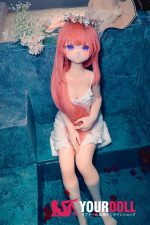 CroissantDoll(羊角社Doll) #B02 132cm-大胸 手描きメイク ビニール製のヘッド ホワイト肌 無垢 可憐 ラブドール - 画像 (20)