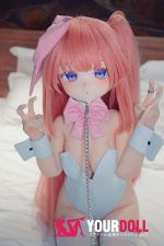 CroissantDoll(羊角社Doll) #B02 132cm-大胸 手描きメイク ビニール製のヘッド ホワイト肌 無垢 可憐 ラブドール - 画像 (6)