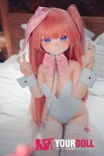 CroissantDoll(羊角社Doll) #B02 132cm-大胸 手描きメイク ビニール製のヘッド ホワイト肌 無垢 可憐 ラブドール - 画像 (12)