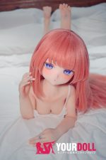 CroissantDoll(羊角社Doll) #B02 132cm-大胸 手描きメイク ビニール製のヘッド ホワイト肌 無垢 可憐 ラブドール - 画像 (8)