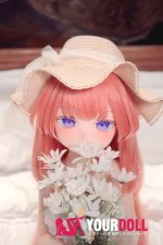CroissantDoll(羊角社Doll) #B02 132cm-大胸 手描きメイク ビニール製のヘッド ホワイト肌 無垢 可憐 ラブドール - 画像 (5)
