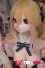 CroissantDoll(羊角社Doll) #B01 148cm 手描きメイク ビニール製のヘッド ホワイト肌 バニーガール ラブドール - 画像 (2)