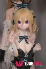 CroissantDoll(羊角社Doll) #B01 148cm 手描きメイク ビニール製のヘッド ホワイト肌 バニーガール ラブドール - 画像 (4)