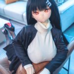 CroissantDoll(羊角社Doll) #B04 168cm 手描きメイク ビニール製のヘッド ホワイト肌 爆乳 美人姉 同じ服購入可 アニメドール 新品